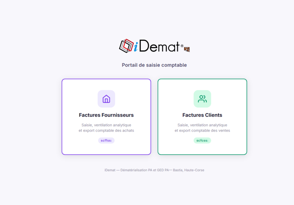 Module comptable iDemat - capture d'écran 5