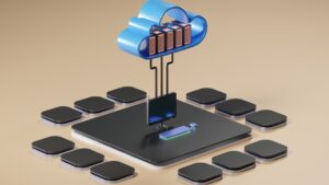 Représentation du cloud computing et des serveurs virtuels